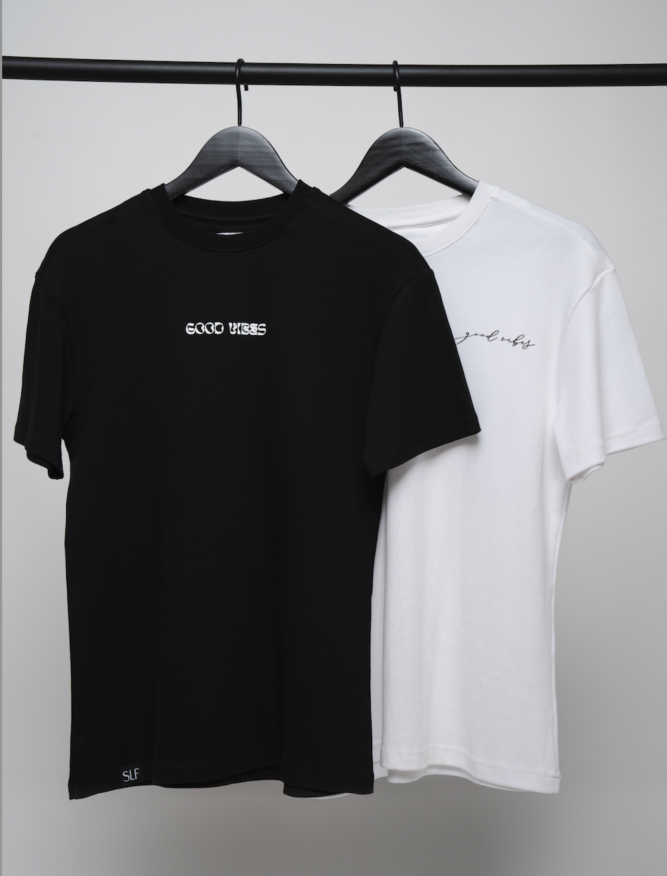 Black Good Vibes Tee